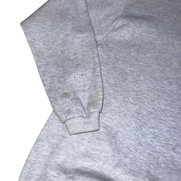 Harley Davidson 1/4 Button Sweatshirt Size Large Gray Long Sleeve Pullover - Picture 2 of 9
